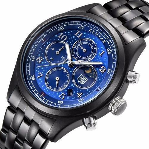 Quartz Military Sports Leather Band Watch For Men