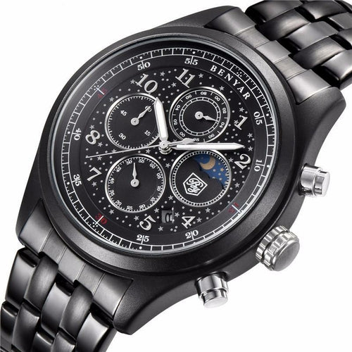 Quartz Military Sports Leather Band Watch For Men
