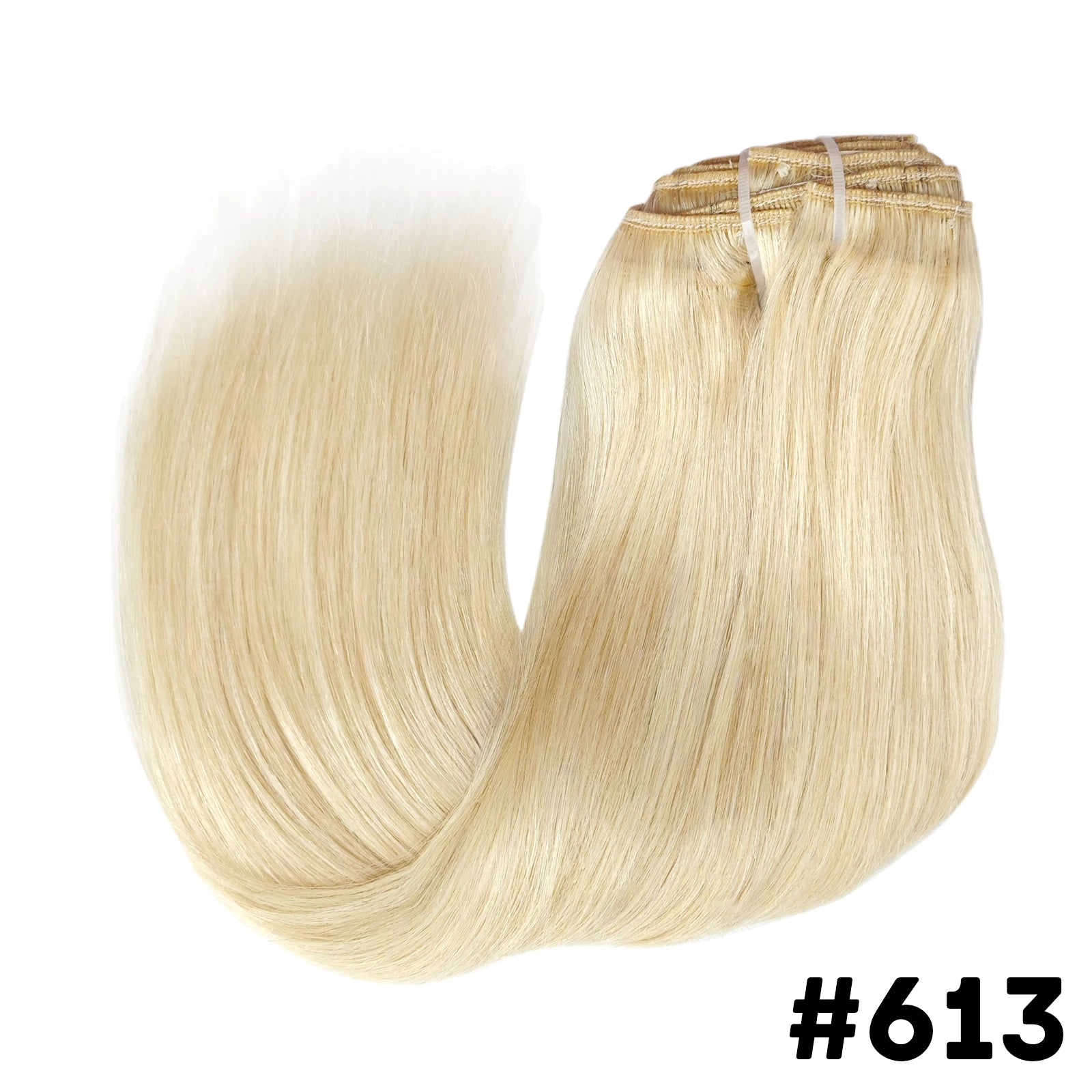 Brown Clip In Hair Extensions Real Human Hair Brazilian For Women Straight Hair 8pcs 120gram Remy Human Hair Thick Silky  Soft