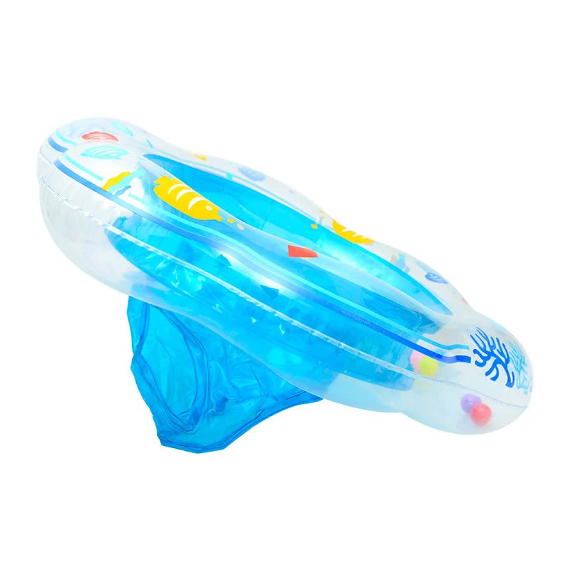 Baby Swimming Pants Style Inflatable Float Boat Fish Print Swimming Pool Accessories Children Swim Ring Toddler Floating Seat