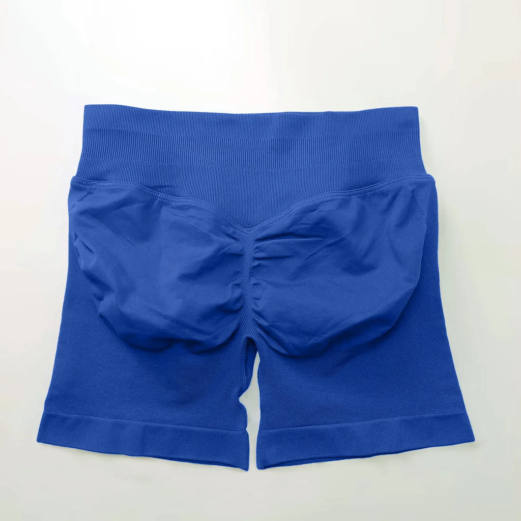 NCLAGEN Seamless Shorts 4.5" Gym Shorts Woman Scrunch Butt Fitness Sports Short Workout Seamless Leggings Running Yoga bottoms