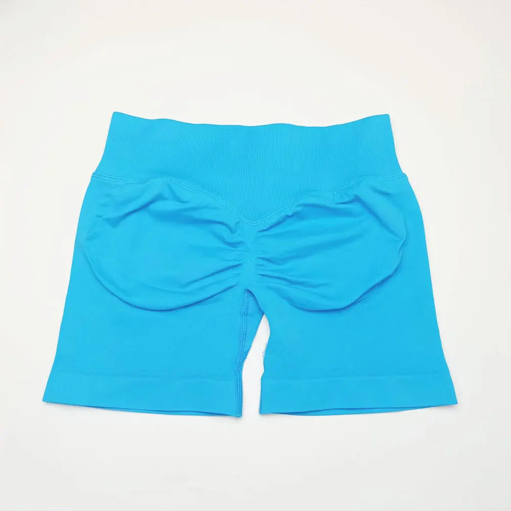 NCLAGEN Seamless Shorts 4.5" Gym Shorts Woman Scrunch Butt Fitness Sports Short Workout Seamless Leggings Running Yoga bottoms