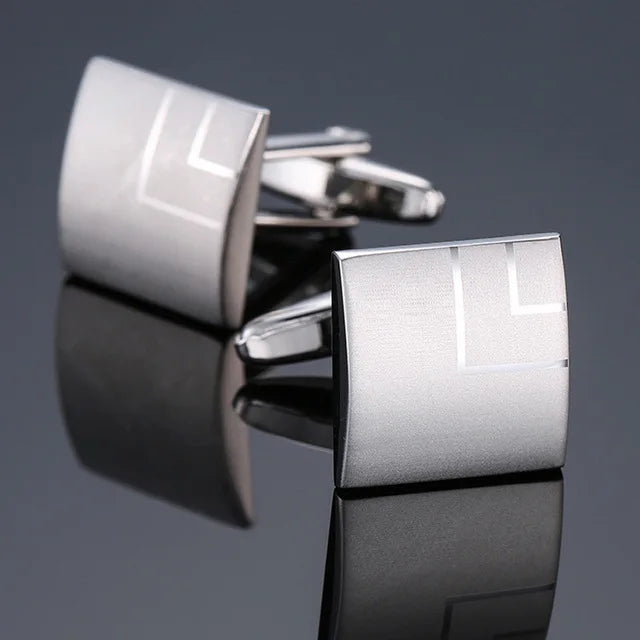 High Quality Copper Cufflinks Luxury Cuff Links Mens French Square Button Shirts Accessories Business Jewelry