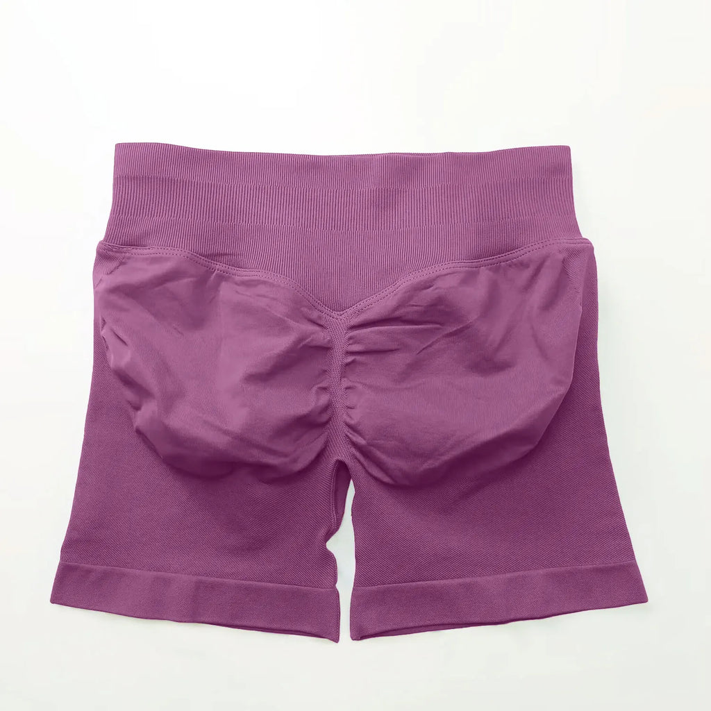 NCLAGEN Seamless Shorts 4.5" Gym Shorts Woman Scrunch Butt Fitness Sports Short Workout Seamless Leggings Running Yoga bottoms